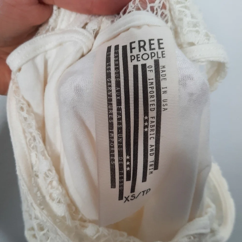 Free People Ivory Endless Leave Dress XS